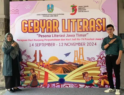 PESONA LITERASI JAWA TIMUR:  DALAM RANGKA HARI KUNJUNG PERPUSTAKAAN & HARI JADI KE-79 PROVINSI JAWA TIMUR