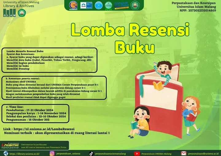 Lomba Resensi Buku UNISMA Corner