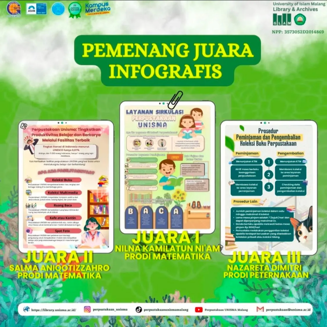 Pemenang Lomba Desain Poster Infografis Kegiatan HKP tahun 2024
